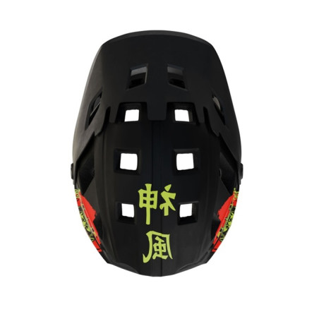 Kask Kamikaze RONIN Wave Black fullface na hulajnogę / MTB / rower