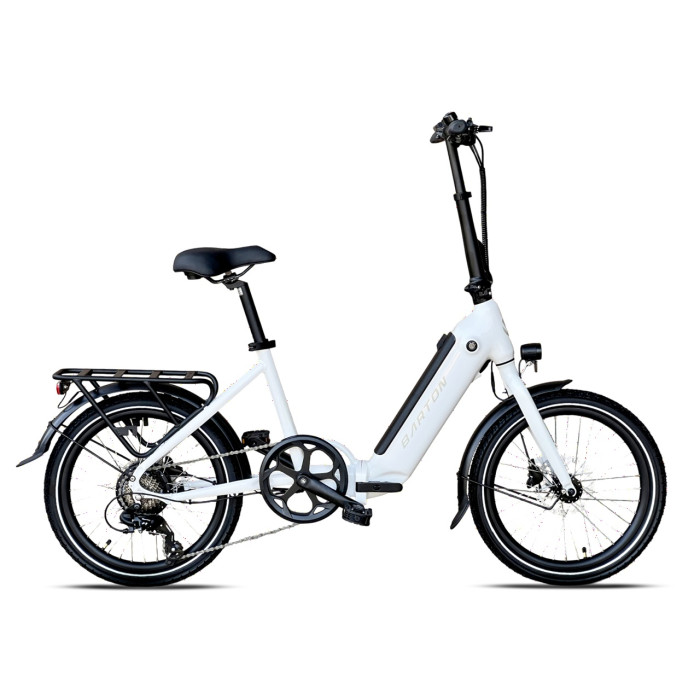 Rower elektryczny składany Barton E-Fold White 20"
