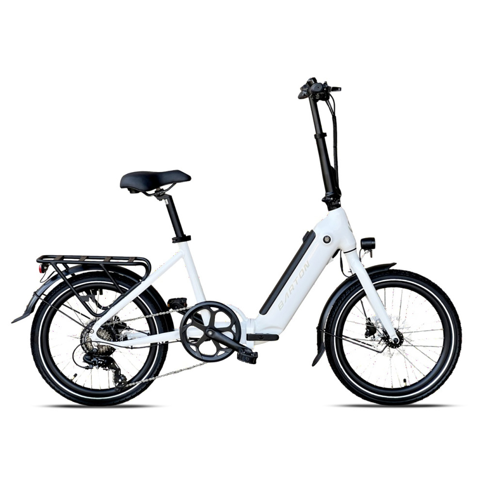 Rower elektryczny składany Barton E-Fold White 20"