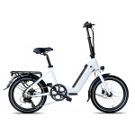 Rower elektryczny składany Barton E-Fold White 20"