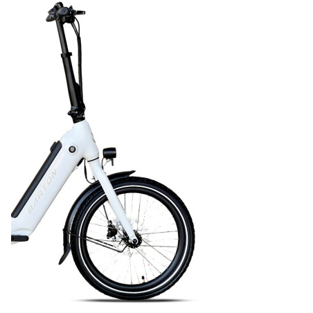 Rower elektryczny składany Barton E-Fold White 20"