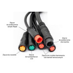 Zestaw elektryczny S500 - 500W 36V z baterią - napęd w przednim kole