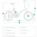 Rower elektryczny składany Jobobike Sam 20"