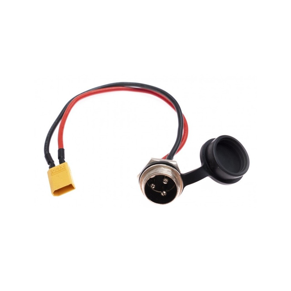 Port ładowania GX16 3-pin męskie + zatyczka