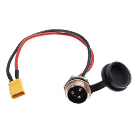 Port ładowania GX16 3-pin męskie + zatyczka