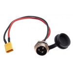 Port ładowania GX16 3-pin męskie + zatyczka