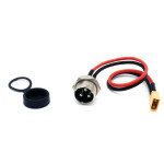 Port ładowania GX16 3-pin męskie + zatyczka