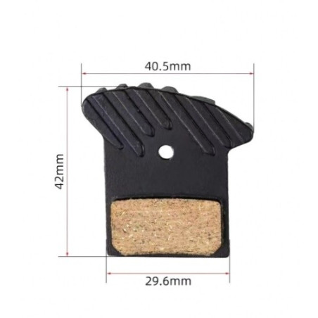 Klocki hamulcowe NUTT do hulajnogi elektrycznej