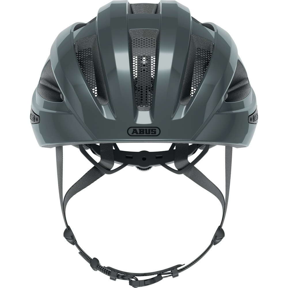 Kask rowerowy Abus Macator Race Grey Shiny