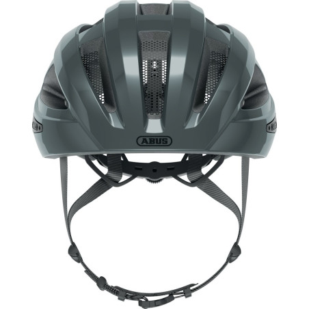 Kask rowerowy Abus Macator Race Grey Shiny