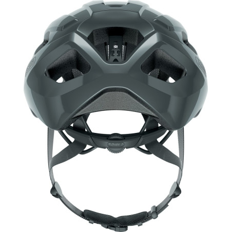 Kask rowerowy Abus Macator Race Grey Shiny