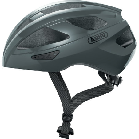 Kask rowerowy Abus Macator Race Grey Shiny