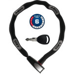 Zabezpieczenie łańcuch Abus z zamkiem Catena 6806K/110 Black