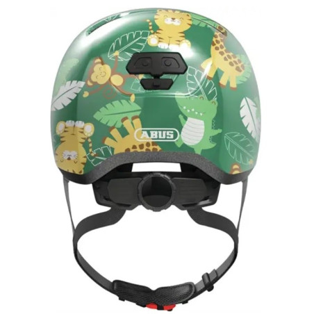 Kask rowerowy dziecięcy Abus Skrub Kid Green Jungle