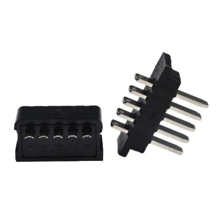 Piny płaskie do baterii w obudowie Hailong / 5-pin