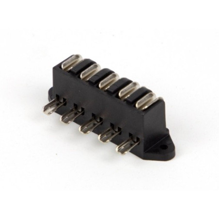 Piny płaskie do baterii w obudowie Polly / 5-pin