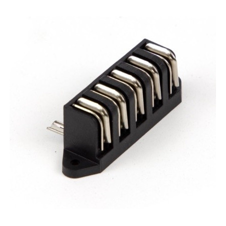 Piny płaskie do baterii w obudowie Polly / 5-pin