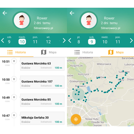 Lokalizator notiOne Go Black z dźwiękiem