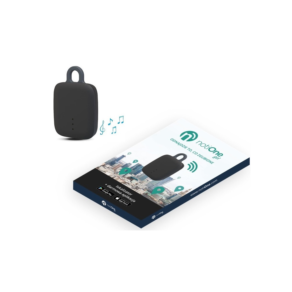 Lokalizator notiOne Go Black z dźwiękiem