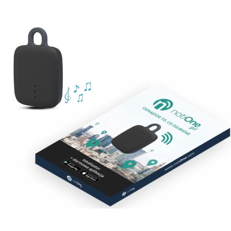 Lokalizator notiOne Go Black z dźwiękiem