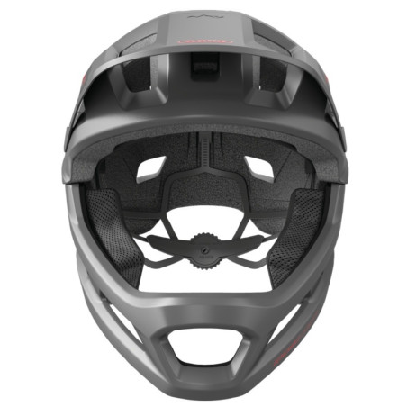 Kask rowerowy dziecięcy FullFace Abus YouDrop Silver