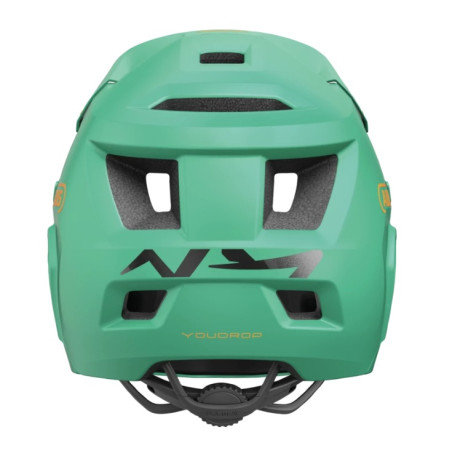 Kask rowerowy dziecięcy FullFace Abus YouDrop Sage Green