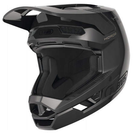 Kask rowerowy FullFace Abus HiDrop Shiny Black + Gogle Abus Buteo Neon Yellow