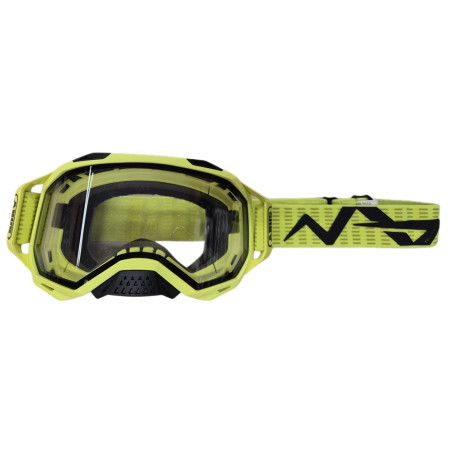 Kask rowerowy FullFace Abus HiDrop Shiny Black + Gogle Abus Buteo Neon Yellow