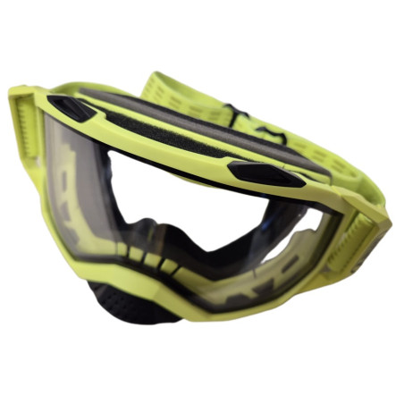 Kask rowerowy FullFace Abus HiDrop Shiny Black + Gogle Abus Buteo Neon Yellow