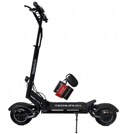Hulajnoga elektryczna Techlife Q3 RS Black Edition 20,8Ah 800W + pilot blokowania prędkości