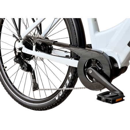 Rower elektryczny Barton M210 White 28"
