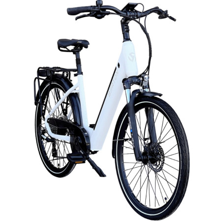 Rower elektryczny Barton Trip 2.0 Easy White 28" / Rama 17"/19"