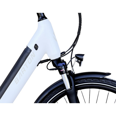 Rower elektryczny Barton Trip 2.0 Easy White 28" / Rama 17"/19"