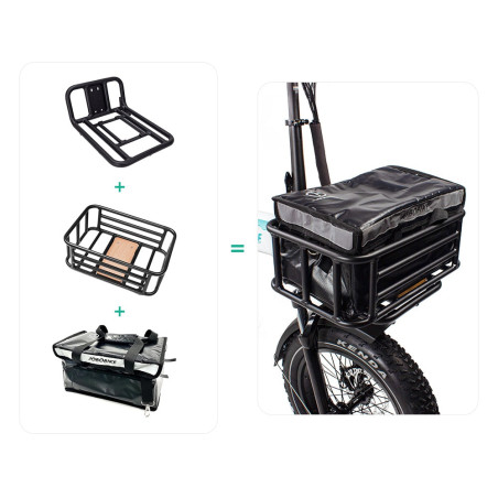 Kosz rowerowy przód / tył do rowerów elektrycznych Jobobike