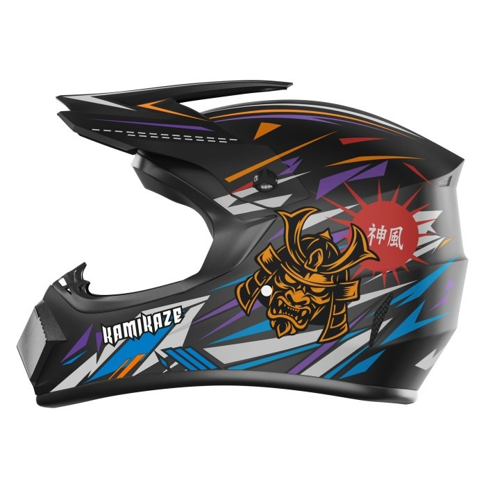 Kask Kamikaze Ninja fullface na hulajnogę / MTB / rower