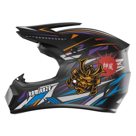 Kask Kamikaze Ninja fullface na hulajnogę / MTB / rower
