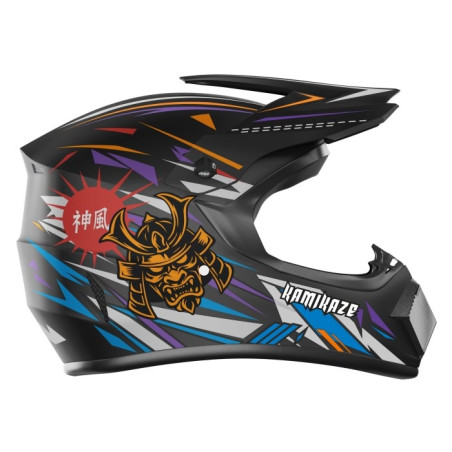 Kask Kamikaze Ninja fullface na hulajnogę / MTB / rower