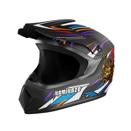 Kask Kamikaze Ninja fullface na hulajnogę / MTB / rower