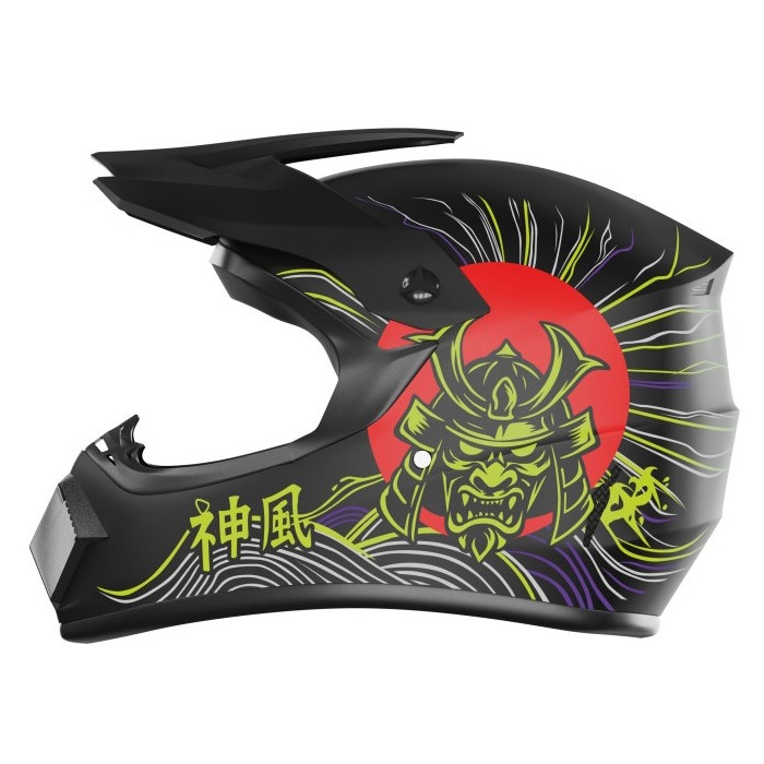 Kask Kamikaze Tokyo Drift fullface na hulajnogę / MTB / rower