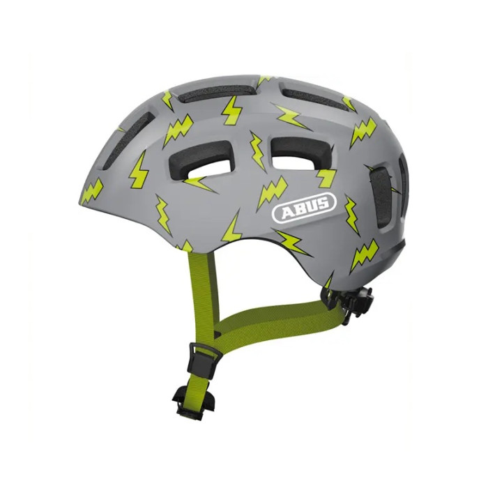 Kask rowerowy dziecięcy Abus Youn-I 2.0 Grey Flash