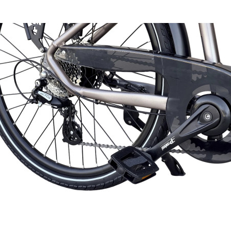 Rower elektryczny Barton Trip 2.0 Easy Tytan 28" / Rama 17"/19"