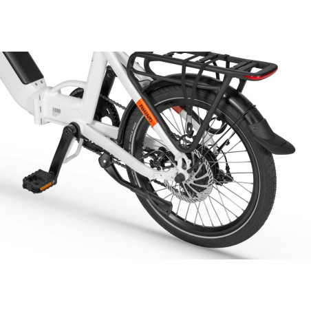Rower elektryczny składany Ecobike Rhino White 20" + UBEZPIECZENIE