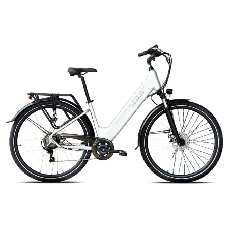 Rower elektryczny Barton E-smart Basic White 28" rama 17"