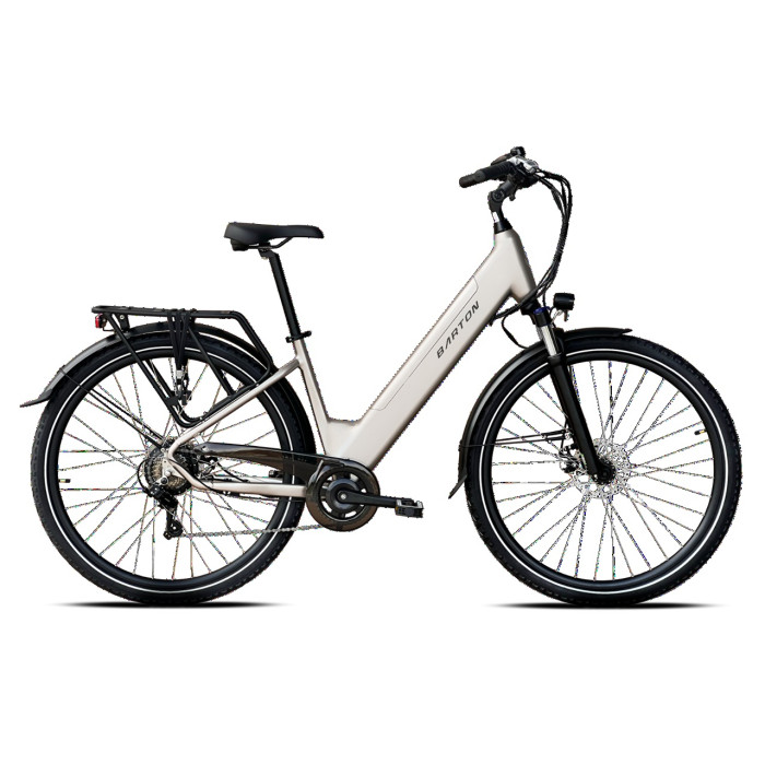 Rower elektryczny Barton E-smart Basic Szampan 28" rama 17"