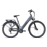 Rower elektryczny Barton E-smart Basic Grafit 28" rama 17"