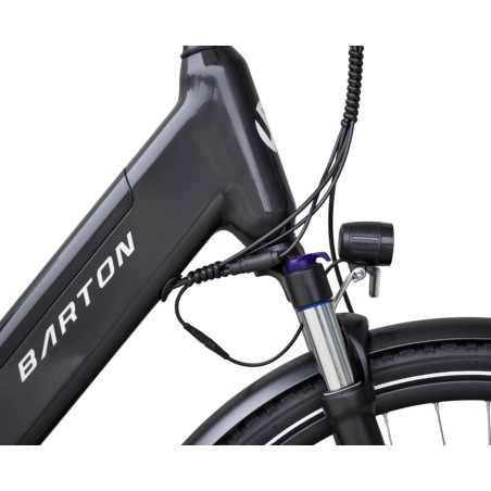 Rower elektryczny Barton E-smart Basic Grafit 28" rama 17"