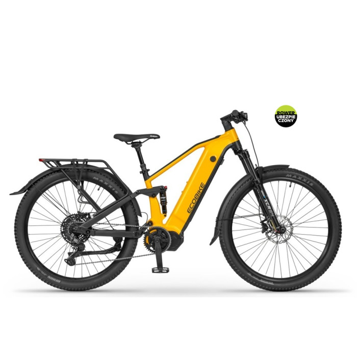 Rower elektryczny Ecobike RX 500 MAX Yellow SUV 29" Rama M/L, L/XL + UBEZPIECZENIE