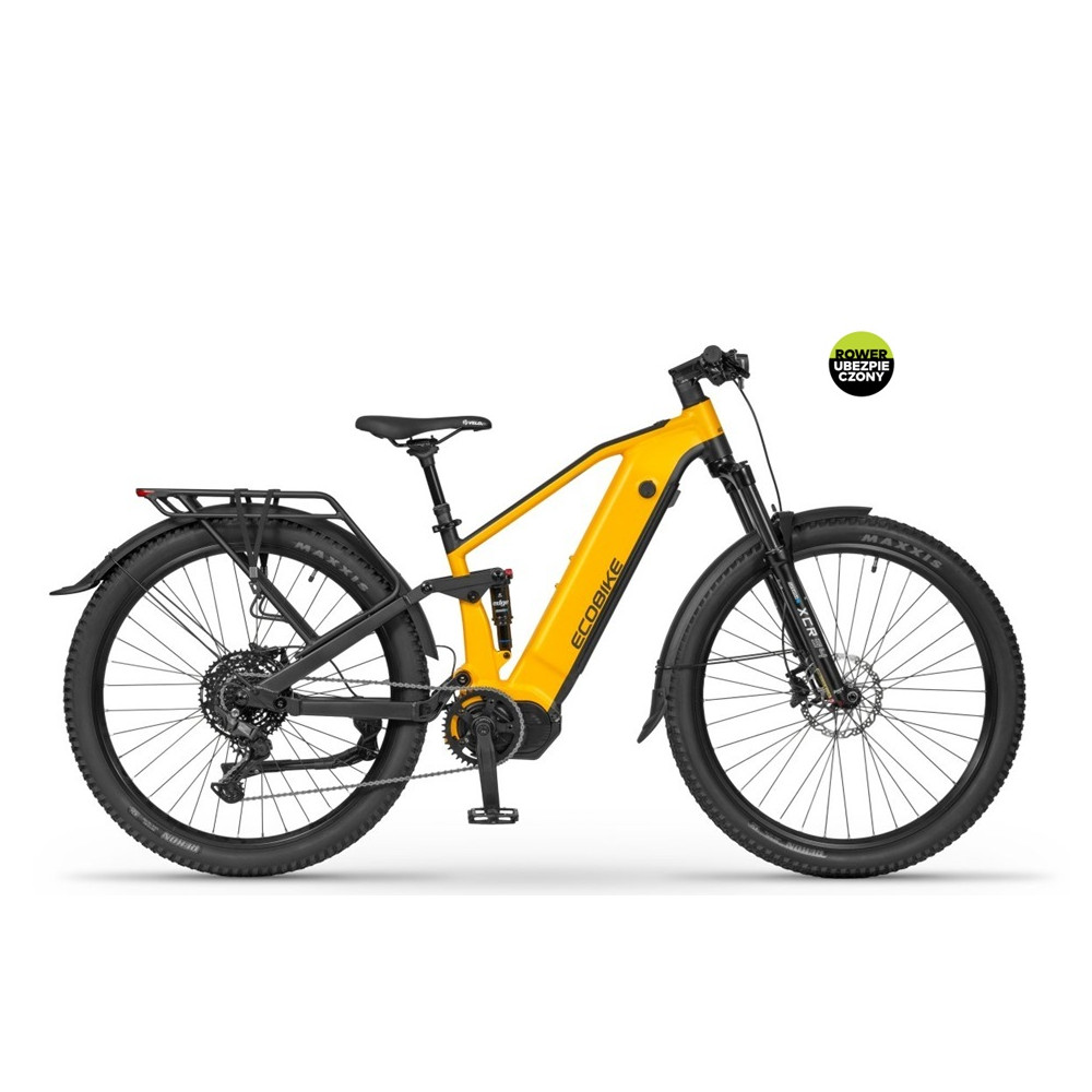 Rower elektryczny Ecobike RX 500 MAX Yellow SUV 29" Rama M/L, L/XL + UBEZPIECZENIE